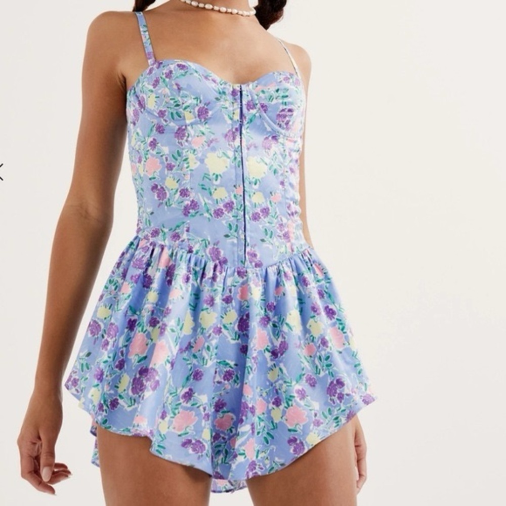 NWT For Love & Lemons Charlene Mini Dress